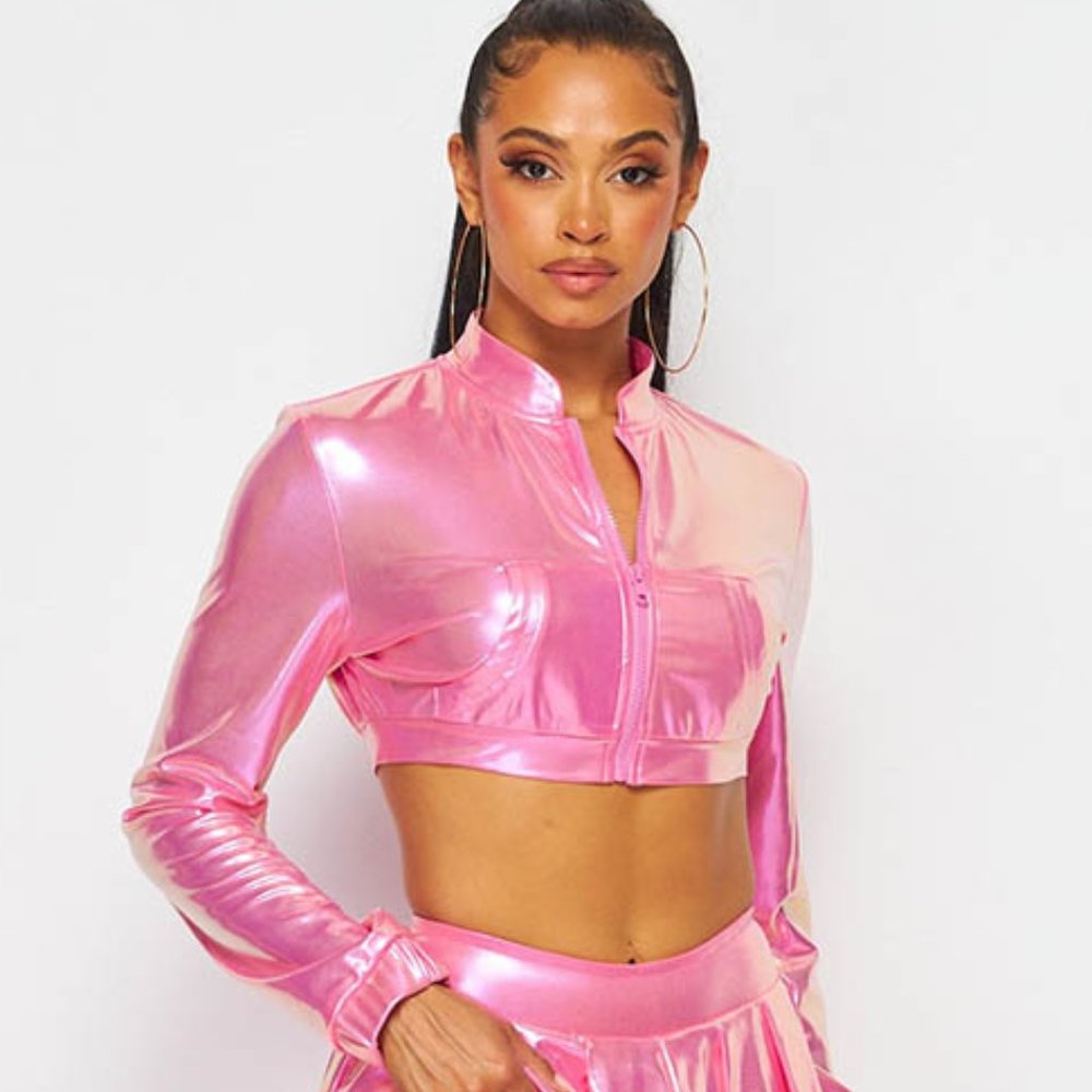 Virtual Lover Cropped Jacket